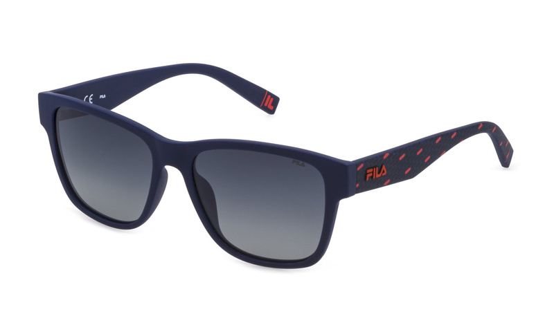Okulary FILA SFI118-55V15P. Okulary przeciwsłoneczne, Kolor niebieski. Mężczyzna.