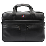 Duża Teczka męska ze skóry naturalnej torba na dokumenty marki Nordee