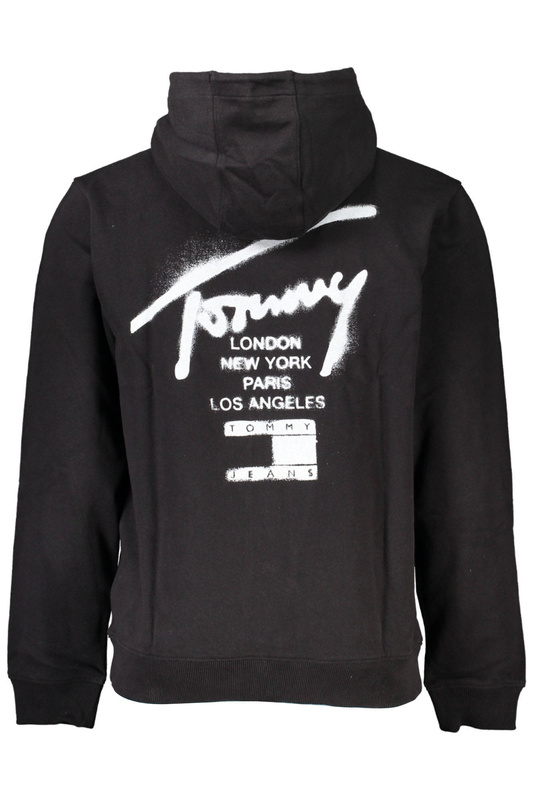 CZARNA BLUZA MĘSKA TOMMY HILFIGER Z ZAPASEM