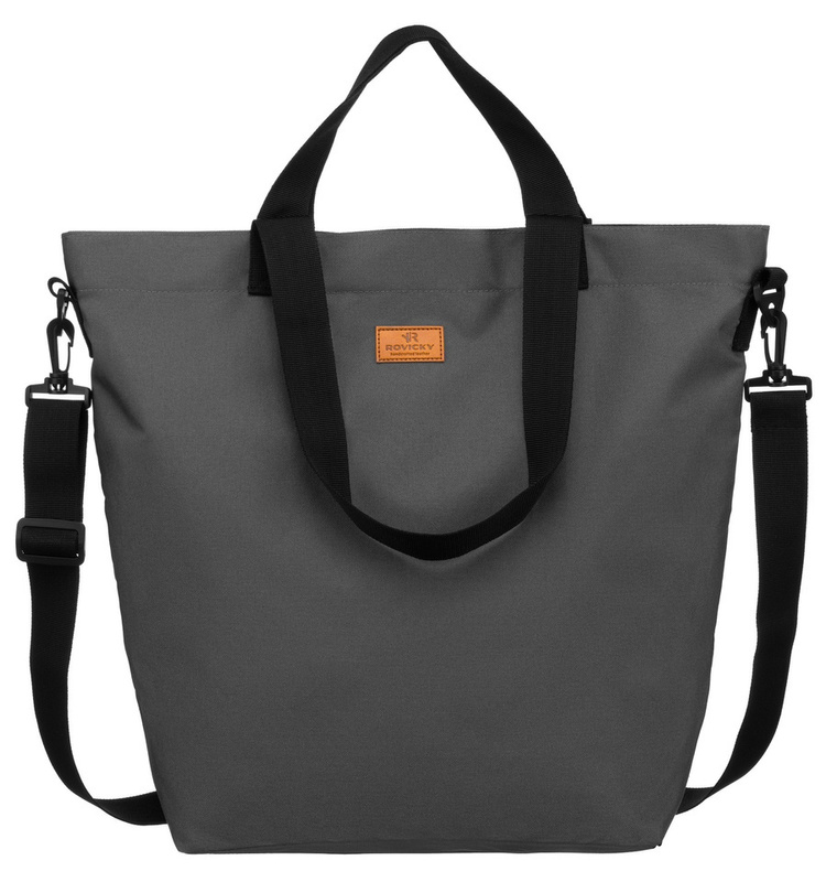 Wygodny shopper damski z poliestru - Rovicky
