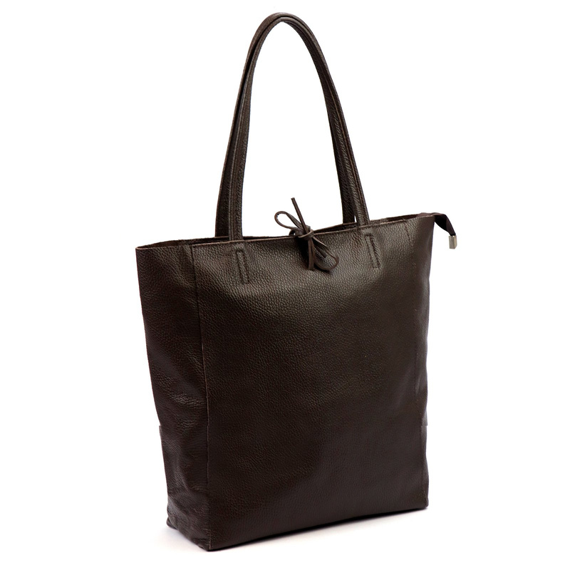 Patrizia damska shopperbag skóra naturalna duża torebka na ramię troczek