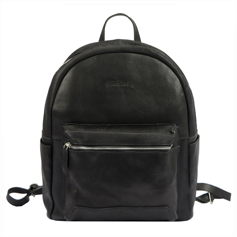 Pierre Cardin plecak skóra naturalna miejski duży z kieszeniami