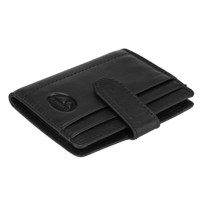 Skórzane męskie etui na karty od EL FORREST z RFID