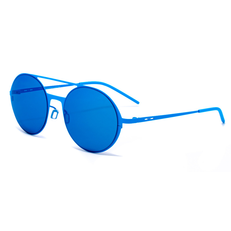 Okulary ITALIA INDEPENDENT 0207-027-000. Okulary przeciwsłoneczne, Kolor niebieski. Unisex.