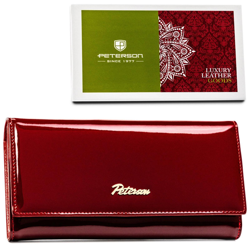 Skórzany damski portfel Peterson PTN BC-42122