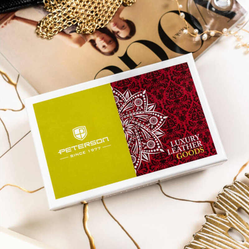 Skórzany damski portfel Peterson PTN 55020-BFBC