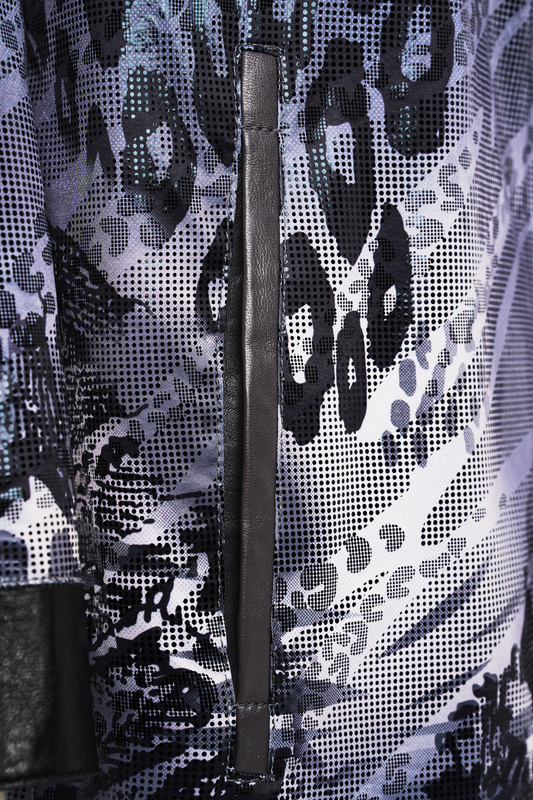 Bukowski Dwustronna damska kurtka skóra naturalna długa z kapturem