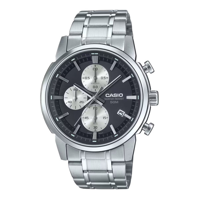 Zegarek CASIO MTPE510D1A2VD. Kwarcowy, Kolor czarny. Mężczyzna.
