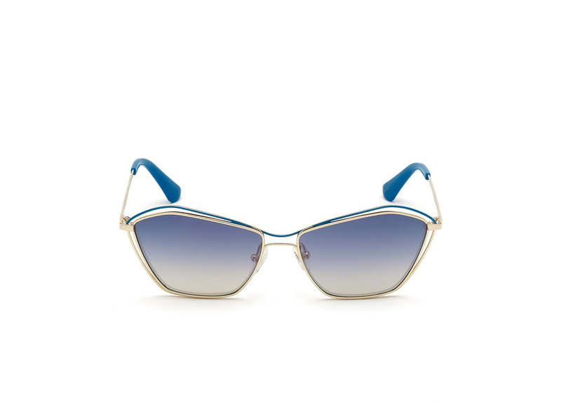 Okulary GUESS GU7639-32W. Okulary przeciwsłoneczne, Kolor złoty. Kobieta.