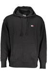 CZARNA BLUZA MĘSKA TOMMY HILFIGER BEZ ZAMKA