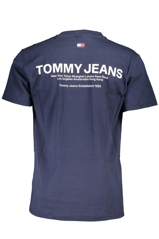 NIEBIESKI T-SHIRT MĘSKI Z KRÓTKIM RĘKAWEM TOMMY HILFIGER