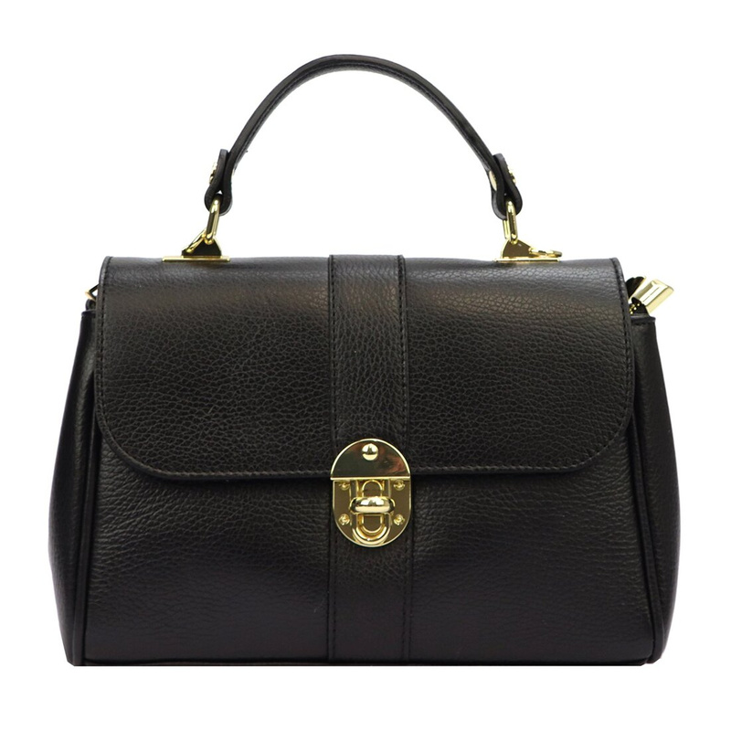 Luka Skórzana damska listonoszka z paskiem z organizerem torebka do ręki