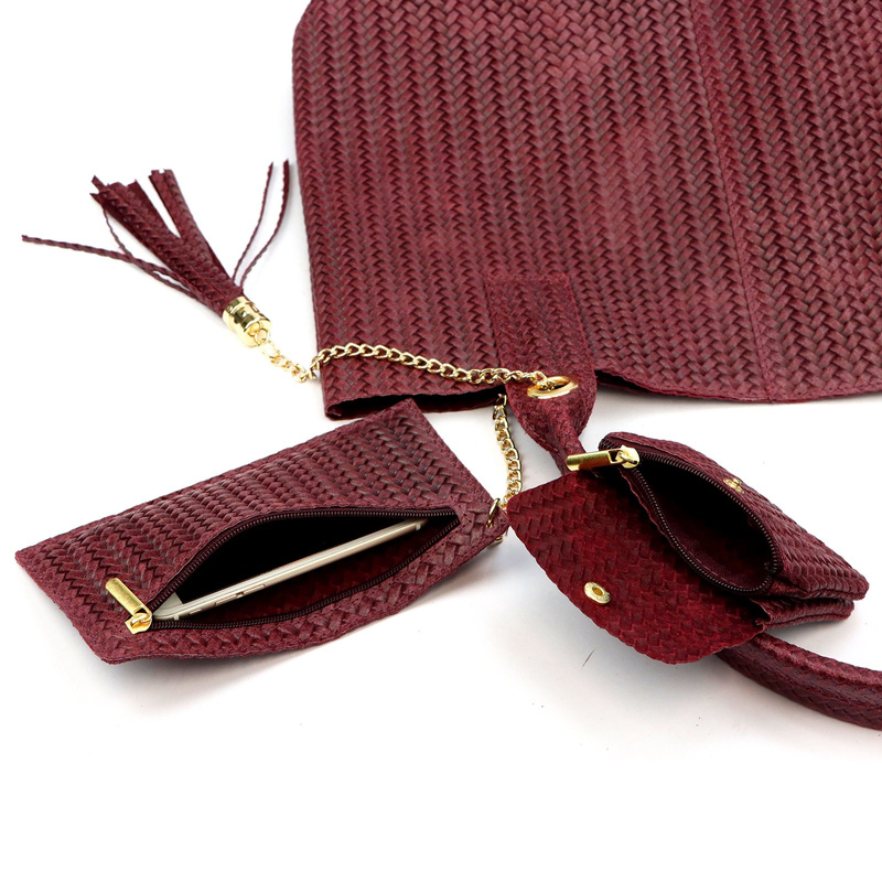 Damska torebka ze skóry naturalnej Luka 26-028 TOREBKA+PORTFEL