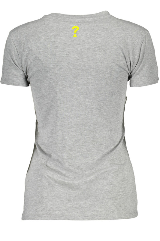 GUESS JEANS T-SHIRT Z KRÓTKIM RĘKAWEM DAMSKI SZARY