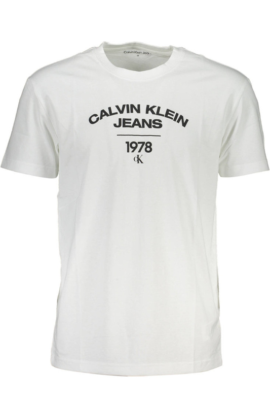BIAŁY T-SHIRT MĘSKI Z KRÓTKIM RĘKAWEM CALVIN KLEIN WHITE