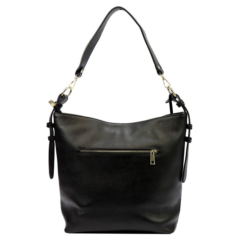 Gregorio pojemna damska torebka na ramię skóra naturalna shopperbag