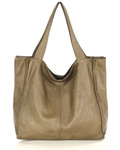 MARCO MAZZINI Torebka miejski shopper bag skóra naturalna handmade beżowa cappuccino