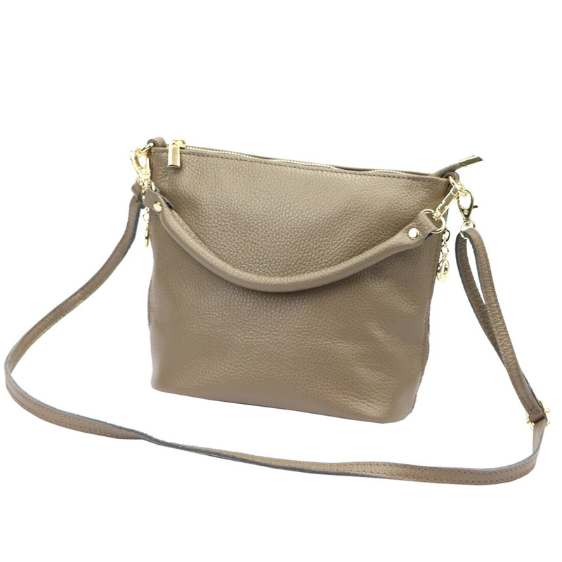 Patrizia damska torebka na ramię skóra naturalna torba z kieszenią