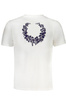 T-SHIRT MĘSKI Z KRÓTKIM RĘKAWEM GIAN MARCO VENTURI BIAŁY