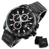 ZEGAREK MĘSKI G. ROSSI - BLUES  (zg094f) - black + BOX