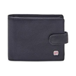 Skórzany pojemny zamykany męski portfel Nordee