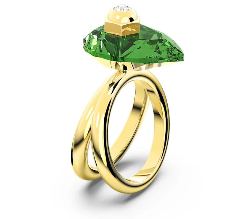 Biżuteria SWAROVSKI 5620767. Pierścionek, Kolor zielony. Kobieta.