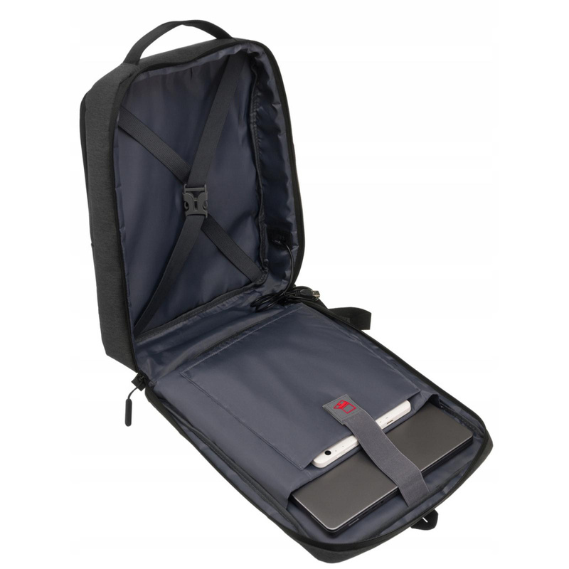 Materiałowy plecak męski Peterson PTN 77706