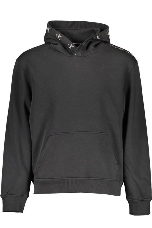 CALVIN KLEIN MĘSKA BLUZA Z ROZPINANYM NA ZAMEK CZARNA