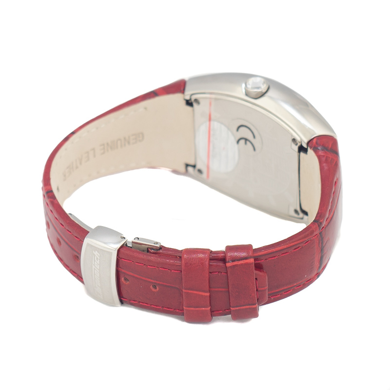 Zegarek CHRONOTECH CT7019LS-08. Kwarcowy, Kolor czerwony. Kobieta.