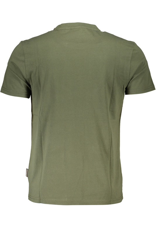 ZIELONY T-SHIRT MĘSKI Z KRÓTKIM RĘKAWEM NAPAPIJRI