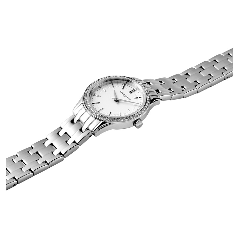 Zegarek PIERRE CARDIN CF.0601.SJ. Kwarcowy, Kolor biały. Kobieta.