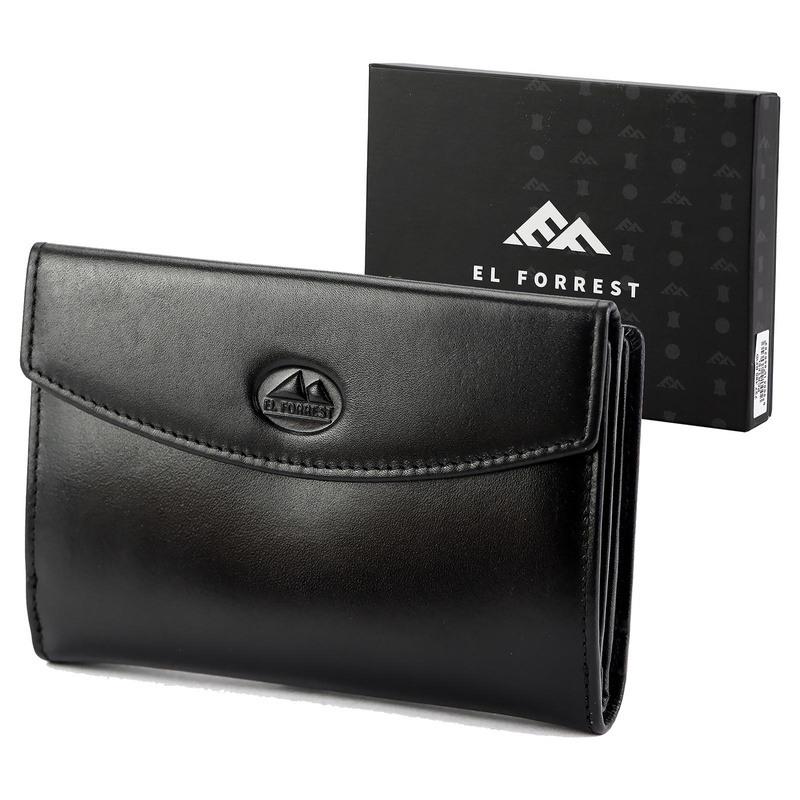 EL FORREST damska portmonetka skóra naturalna pojemny portfel RFID