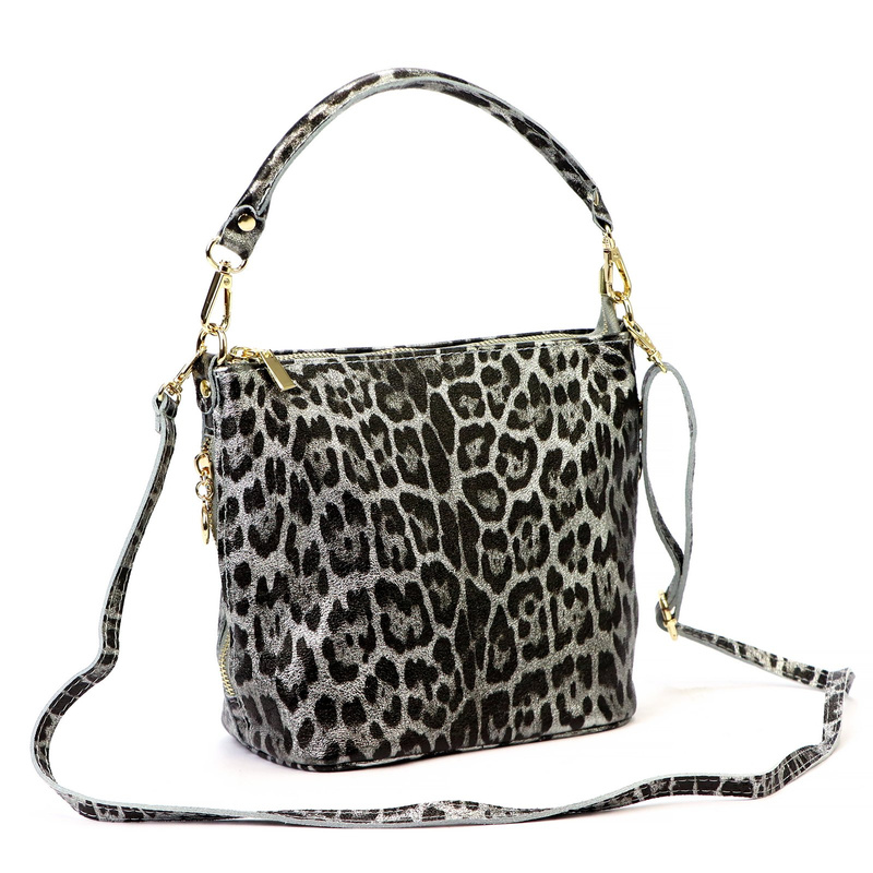 Patrizia damska torebka na ramię skóra naturalna torba z kieszenią