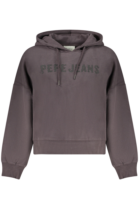 PEPE JEANS CZARNA BLUZA DAMSKA Z ROZPINANYM NA ZAMEK