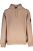 BLUZA CALVIN KLEIN BEZ ZAMKA MĘSKA BRĄZOWA
