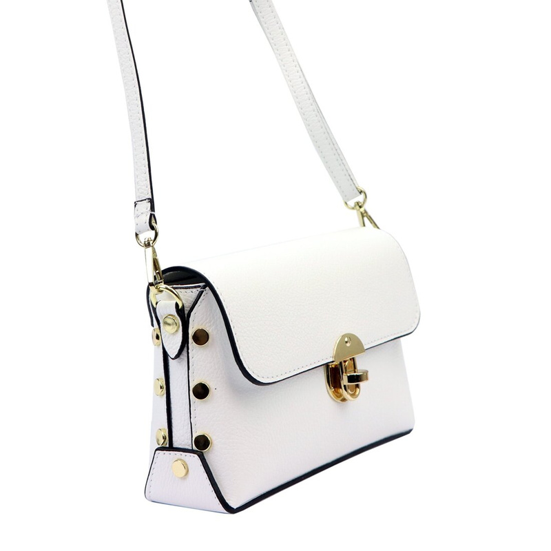 Luka damska listonoszka torebka przez ramię skóra naturalna stylowa