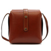 Gregorio damska listonoszka skora naturalna torebka z klapą na ramię