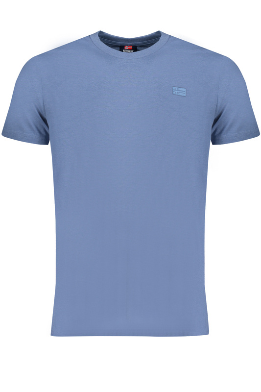 NIEBIESKI T-SHIRT MĘSKI Z KRÓTKIM RĘKAWEM Norway 1963