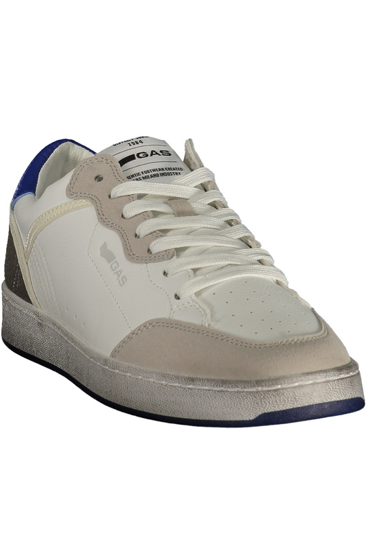 Białe sneakersy męskie GAS Gam 628001 – szare detale