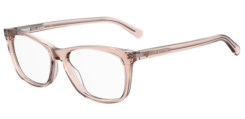 Okulary LOVE MOSCHINO MOL557-FWM. Okulary, Kolor Nude. Kobieta.