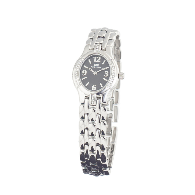Zegarek TIME FORCE TF2069L-04M. Kwarcowy, Kolor czarny. Kobieta.