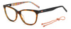 Okulary M MISSONI MMI011505LF21. Okulary, Kolor brązowy. Kobieta.