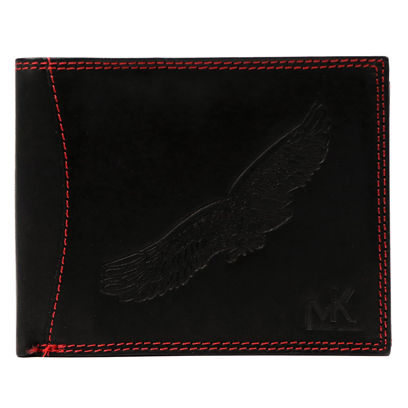 Skórzany męski portfel Money Kepper CDD 5600 BIRD