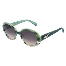 Okulary ZADIG&VOLTAIRE SZV338-5509N6. Okulary przeciwsłoneczne, Kolor zielony. Kobieta.