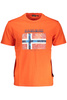 NAPAPIJRI T-SHIRT Z KRÓTKIM RĘKAWEM MĘSKI CZERWONY