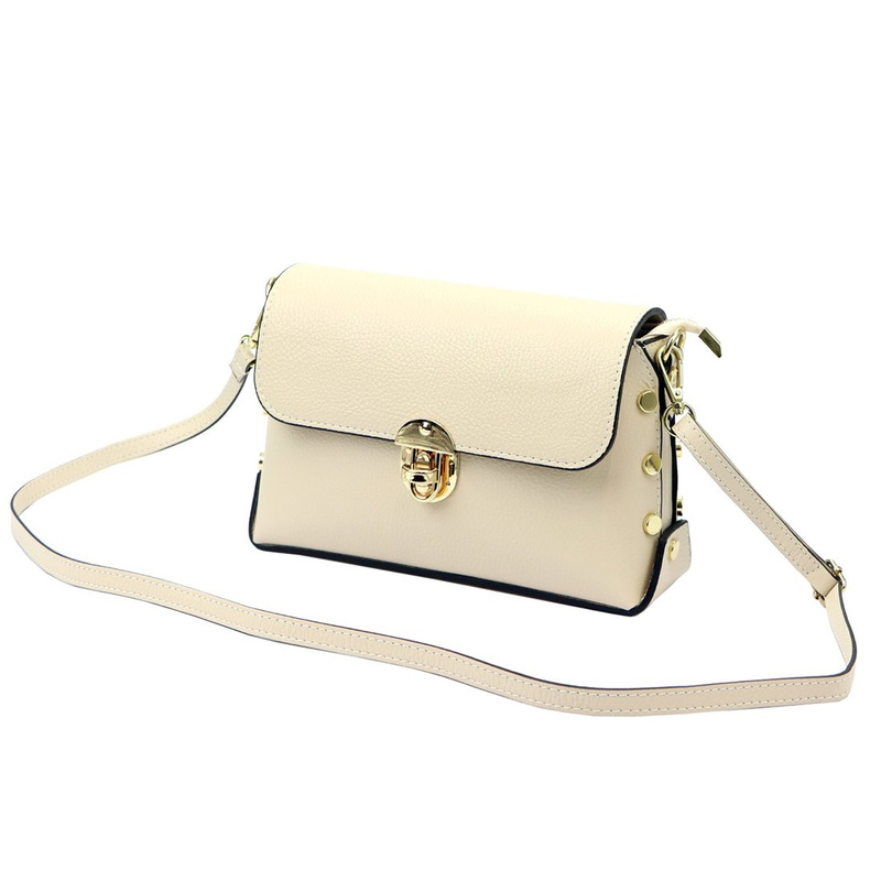 Luka damska listonoszka torebka przez ramię skóra naturalna stylowa