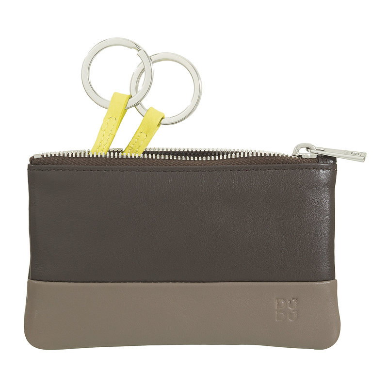 Skórzane etui na klucze zasuwane zamkiem DUDU 