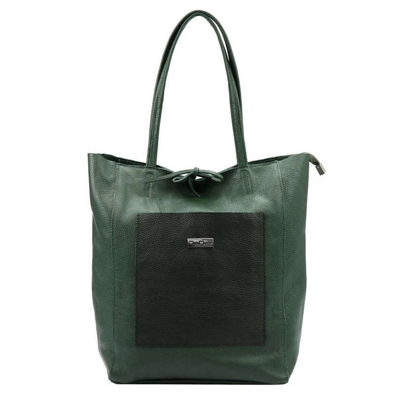 Shopperbag damska skórzana na ramię duża MiaMore