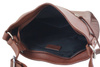 Torebka codzienna skórzana damska - Brązowa jasna