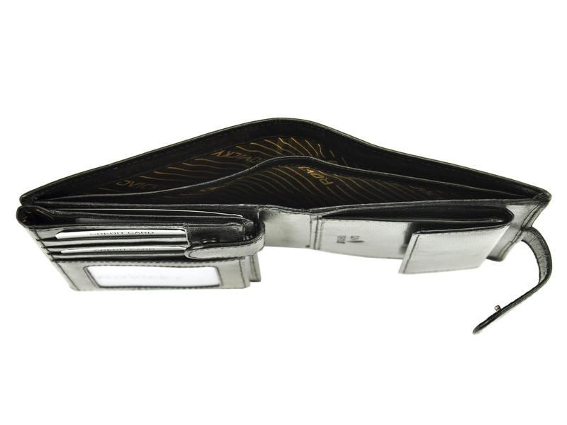 Skórzany męski portfel Rovicky PC-102L-BAR RFID